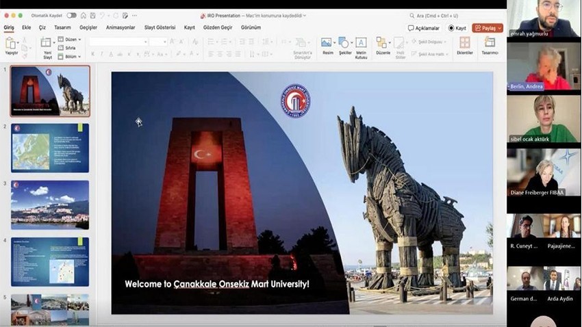 ÇOMÜ Uluslararası Danışma Kurulu Toplandı