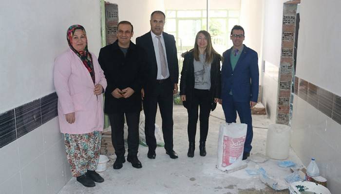 BİLEN’DEN OKUL ÇALIŞMALARINA ZİYARET