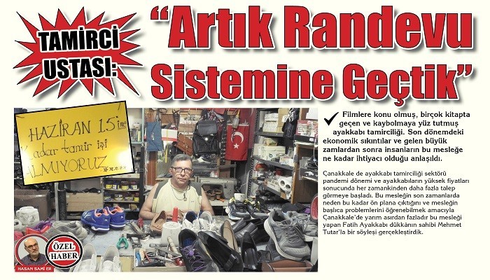 TAMİRCİ USTASI: 'Artık Randevu Sistemine Geçtik'