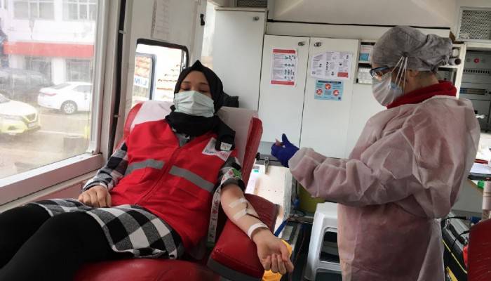 Gelibolu'da 3 günde Kızılay'a 158 ünite kan bağışı