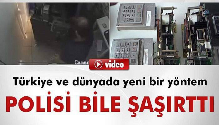 Bankamatik dolandırıcılarının yeni yöntemi polisi bile şaşırttı