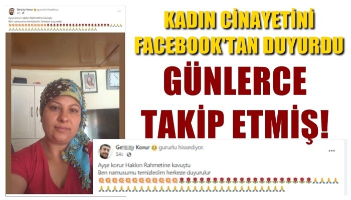 Gururlu Hissediyormuş! İki çocuk annesi kadın öldürüldü!