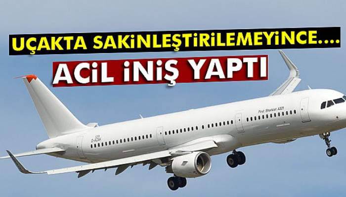  Panik atak yolcu uçağı geri döndürdü