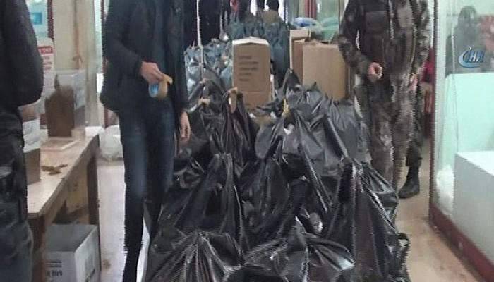 Trilyonluk kaçak sigara operasyonu kamerada