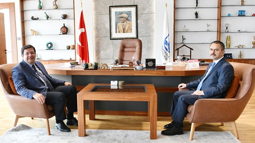 Vali Aktaş, Başkan Erkek’i ziyaret etti