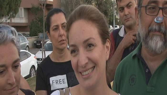 Yüzbaşı Murat Eren'in eşi tahliye kararı ardından için cezaevine koştu