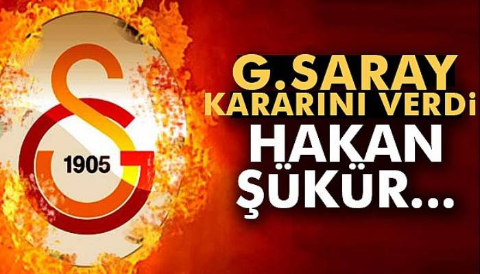 G.Saray’dan Hakan Şükür ve Arif Erdem kararı