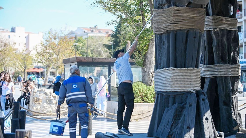 Çanakkale’nin simgesine bakım