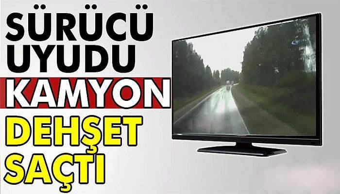 Sürücü uyudu, kamyon dehşet saçtı: 2 ölü !