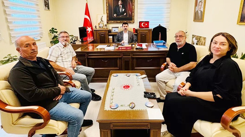 Kaymakam Karali’ye hayırlı olsun ziyaretleri