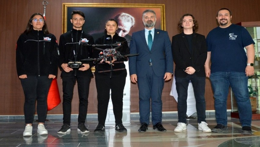 Algan Teknoloji Takımının ürettiği Drone uçuşa geçti
