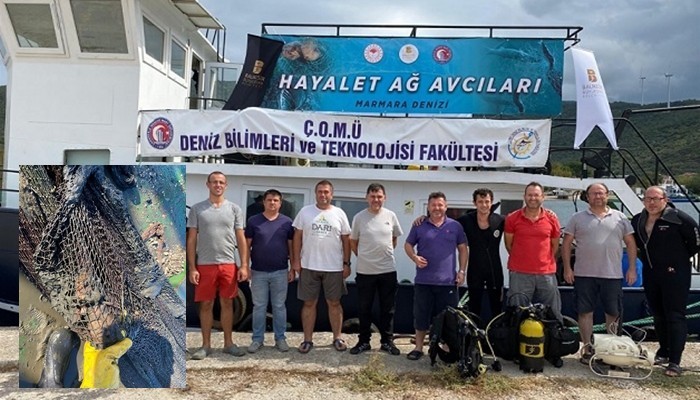 Marmara’dan 5 bin metrekare hayalet ağ çıkarıldı