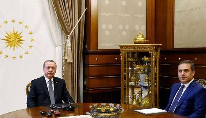 Cumhurbaşkanı Erdoğan, Fidan'ı kabul edecek