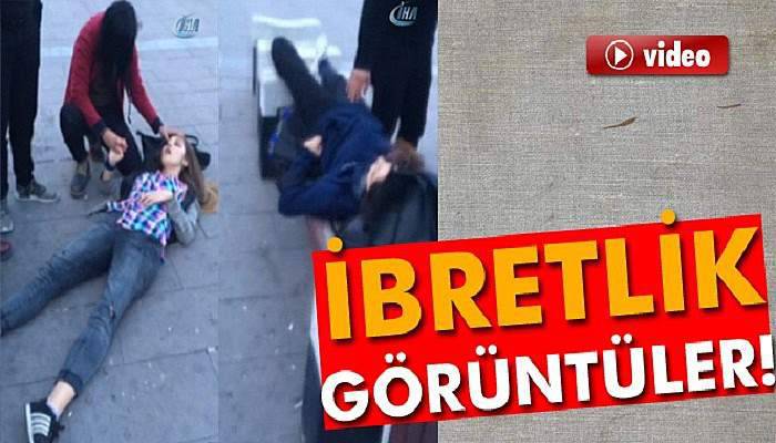 Bonzai kullanan genç kızlar kendinden geçti