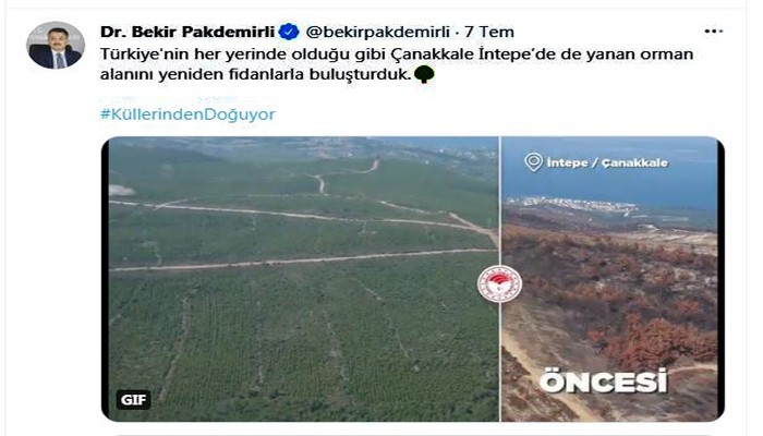 İntepe küllerinden doğdu