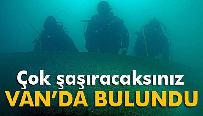  Van Gölü’nde batık Rus gemisine ulaşıldı 