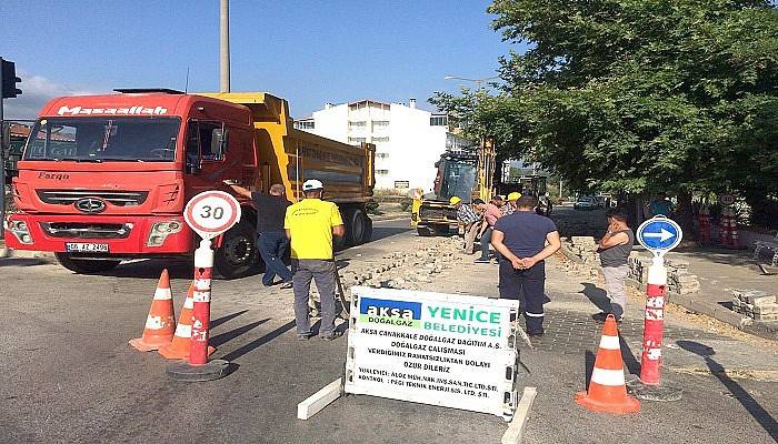 Yenice’de doğalgaz çalışmaları başladı 