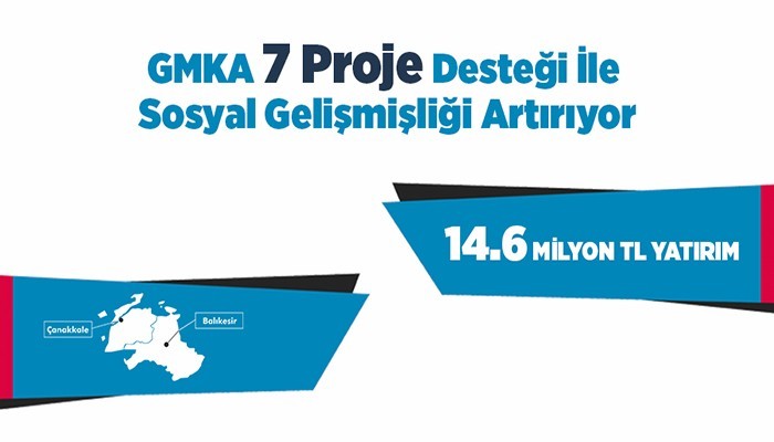 GMKA 7 Proje Desteği ile Sosyal Gelişmişliği Artırıyor