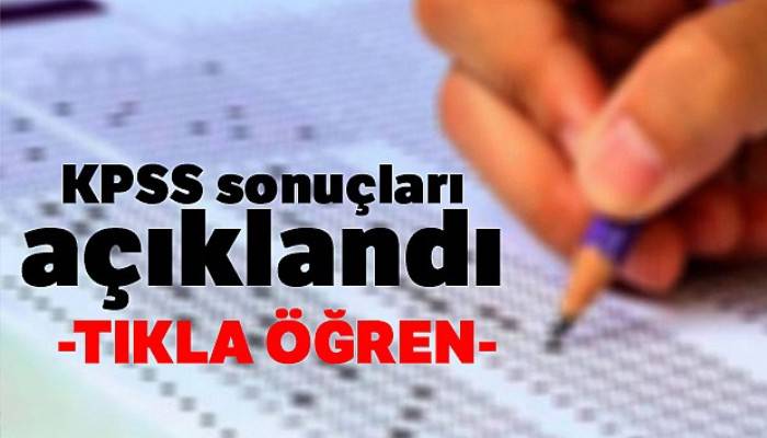 ÖSYM, 2019 KPSS sonuçlarını açıkladı