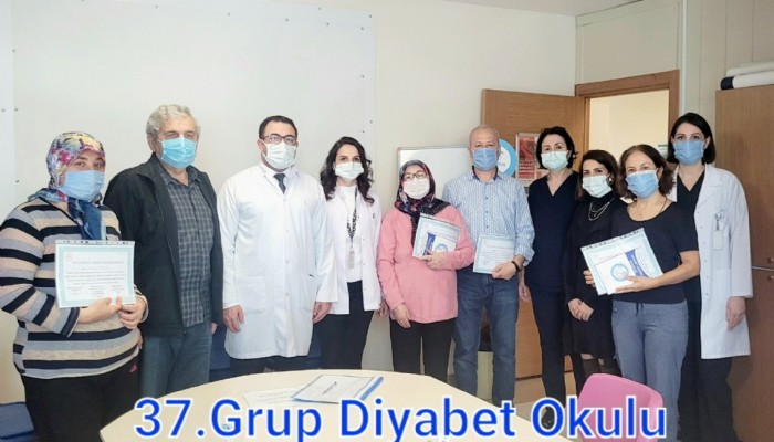 37.Grup Diyabet Okulu eğitimi tamamlandı