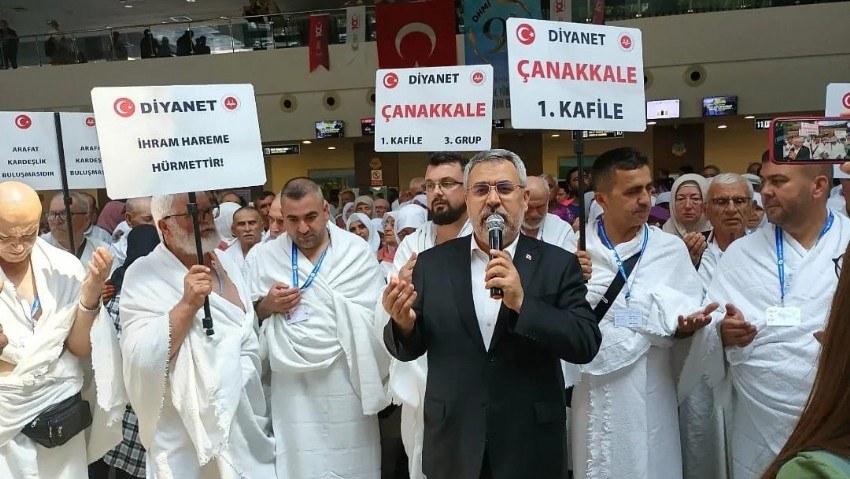 Çanakkale Hacı Adayları Dualarla Uğurlandı