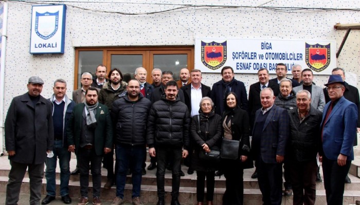 CHP HEYETİ’NDEN ODALARA 'HAYIRLI OLSUN' ZİYARETİ