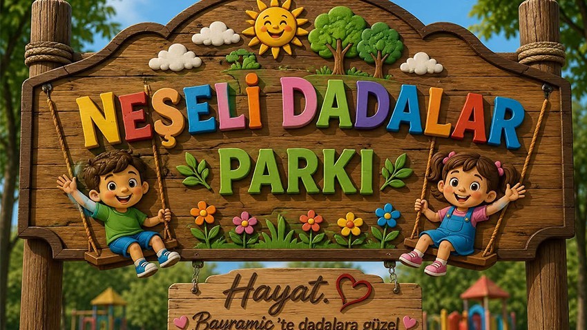 Bayramiç’te Parkın Adını Çocuklar Belirledi