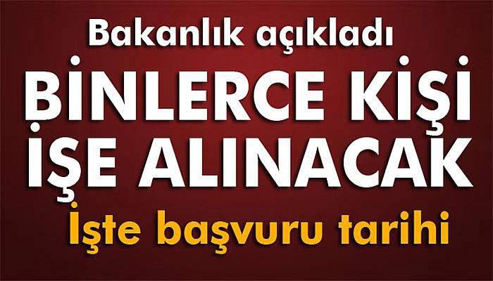 Adalet Bakanlığı 2 bin 371 personel alacak