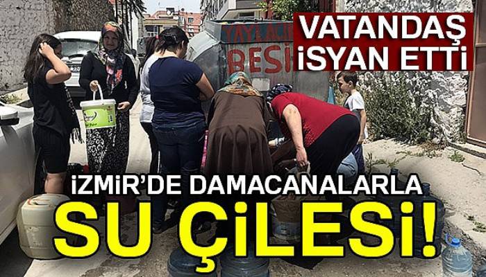  İzmir’de damacanalarla su çilesi