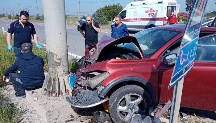 Gelibolu’da trafik kazası, 5 yaralı