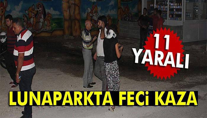 Lunaparkta kaza: 11 yaralı