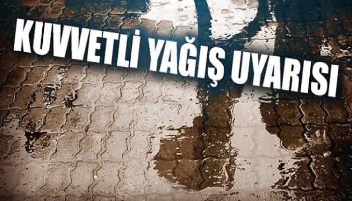 Çanakkale'ye kuvvetli yağış uyarısı!