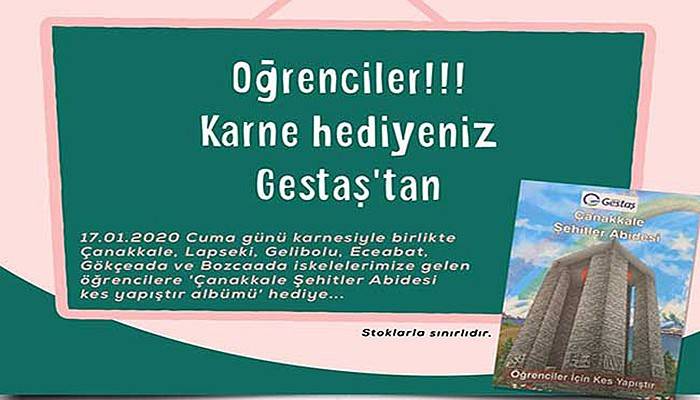 Karne hediyesi GESTAŞ’tan!