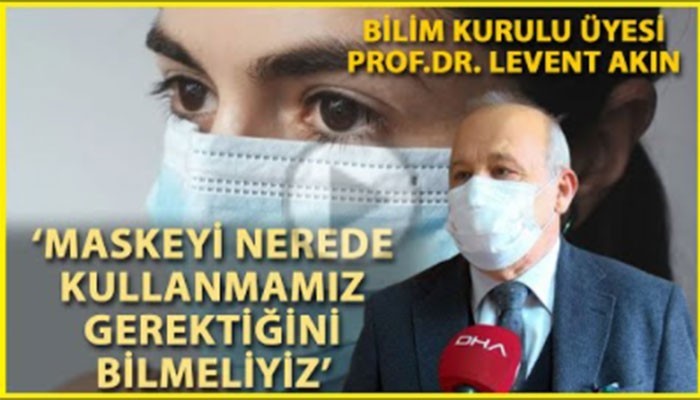 Enfeksiyonu taşımamanın tek yolu maske (VİDEO)