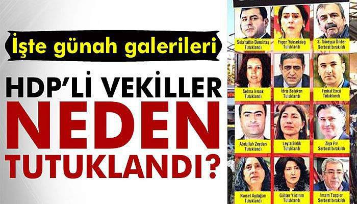 HDP’li vekillerin sicilleri kabarık! İşte günah galerileri