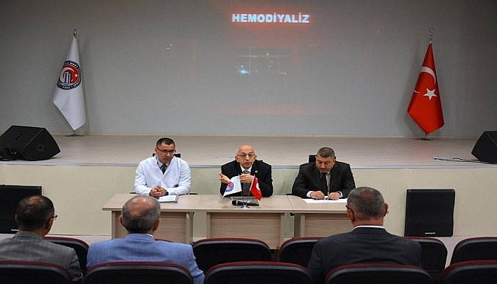 Rektör Murat ÇOMÜ Hastanesinde Bölüm Başkanlarıyla Bir Araya Geldi