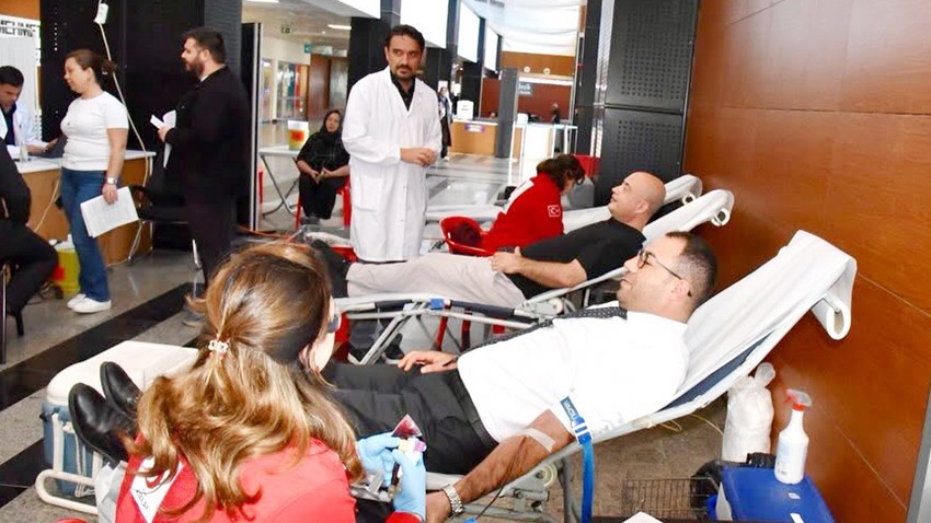 Devlet Hastanesi'nden Kızılay'ın Kan Bağışı Kampanyasına Destek