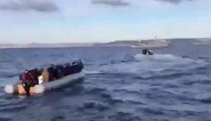 Yunanistan ölüme terk etti, Türk Sahil Güvenliği kurtardı (VİDEO)