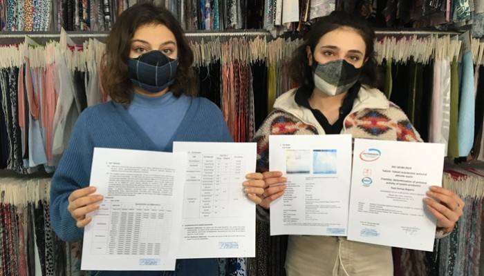 Üniversiteli girişimci kardeşler, koronavirüsü öldüren maske üretti (VİDEO)