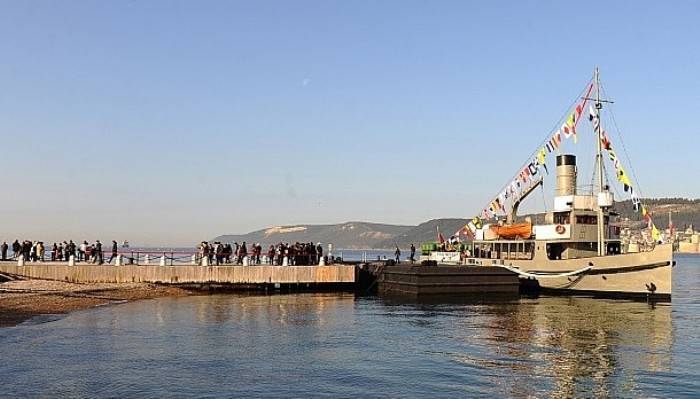  Çanakkale'de Nusret Mayın Gemisi unutulmadı