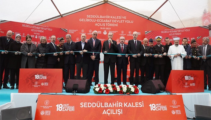 Seddülbahir Kalesi ve Gelibolu–Eceabat Devlet Yolu'nun Açılışı Gerçekleşti