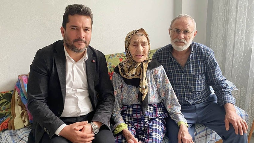 107 Yaşındaki Elveda Özdemir Ziyaret Edildi