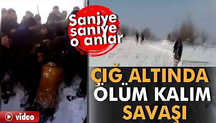 Çığ altında ölüm kalım mücadelesi