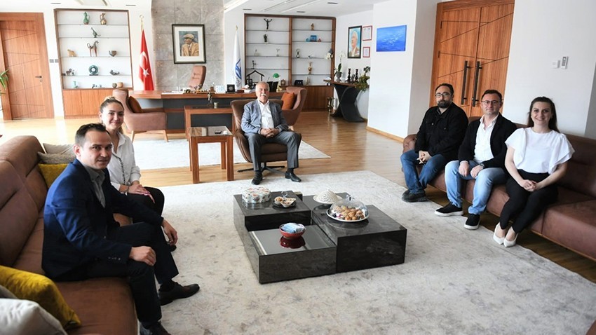 DİSK Genel İş Sendikası’ndan Başkan Gökhan'a ziyaret