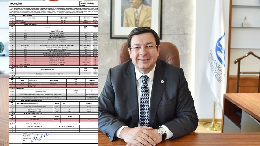 Başkan Erkek, mal varlığını açıkladı