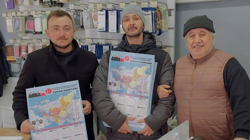 Esnaflara 2025 Yılı Takvimi Dağıtıldı