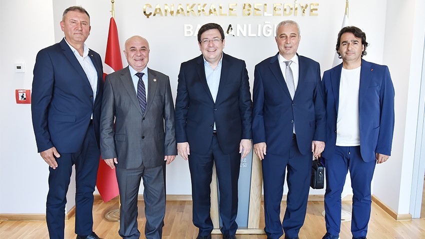 Başkan Erkek'e Tebrik Ziyaretleri Devam Ediyor