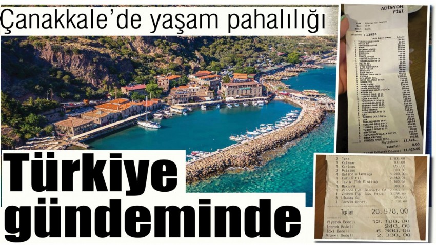 Çanakkale’de yaşam pahalılığı Türkiye gündeminde