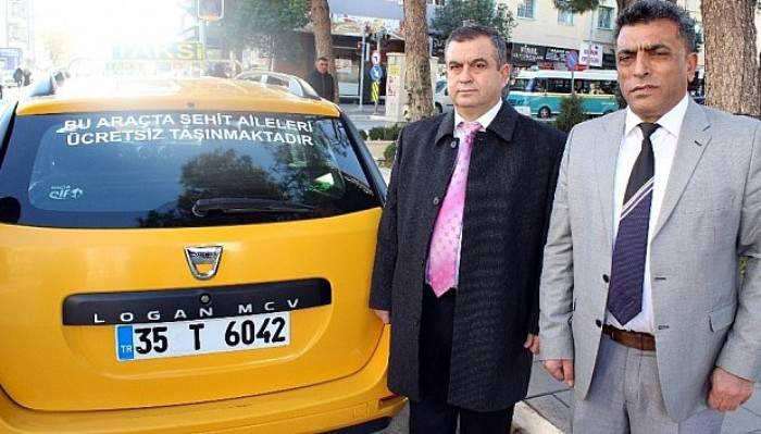 Şehit ailelerine ücretsiz taksi 