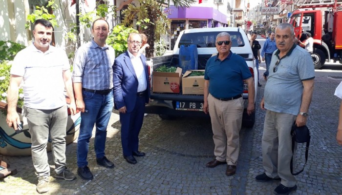 İmamoğlu’nun gönderdiği fideler dağıtıldı